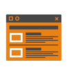 orange icon blog